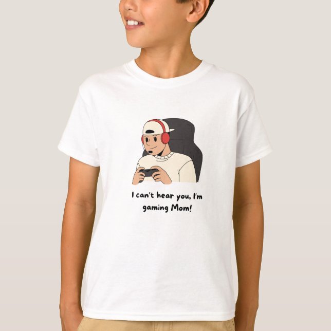 T-shirt Kids Video Gaming (Devant)