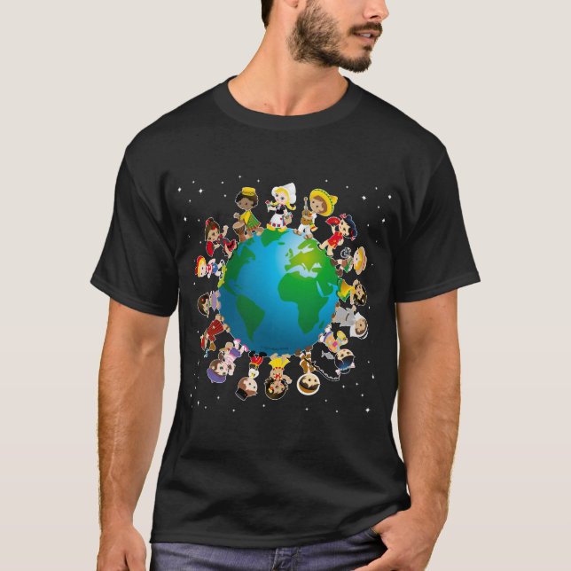 T-shirt Kidz du monde (Devant)