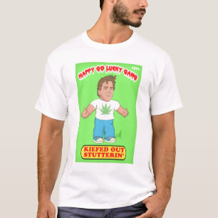 T-shirt Kiefed Stutterin "heureux disparaissent bande