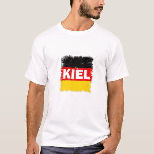 T-shirt Kiel - Allemagne avec drapeau allemand