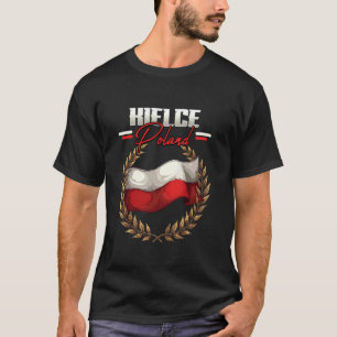 T-shirt Kielce Pologne Voyage Drapeau Polonais Polska