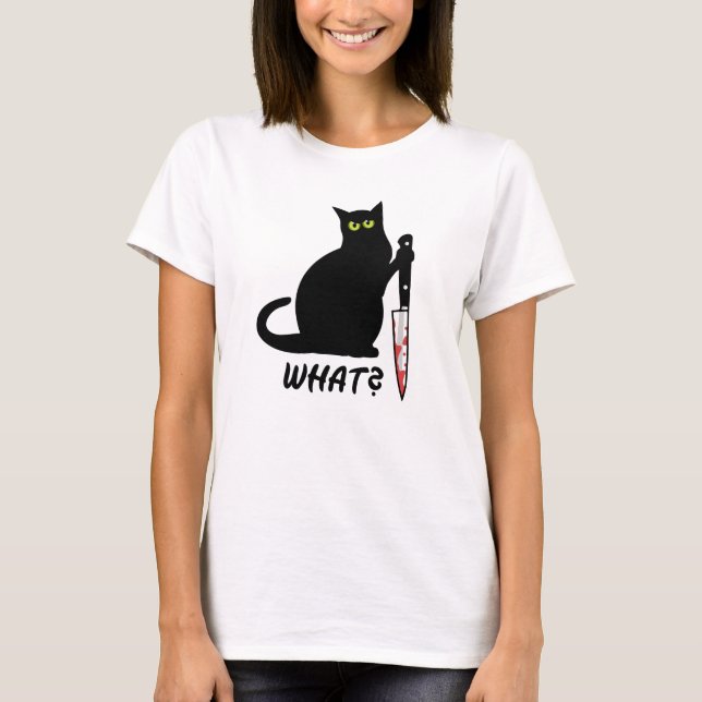 T-shirt Killer Cat Quoi ? (Devant)