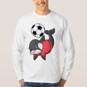 T-shirt Killerwhale comme joueur de football avec Soccer
