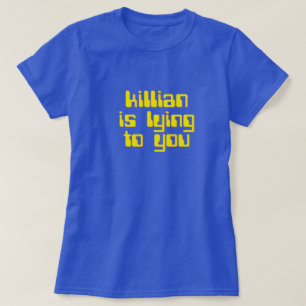 T-shirt Killian ment à vous. La pièce en t courante