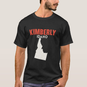 T-shirt Kimberly Idaho USA State America Travel Idahoan