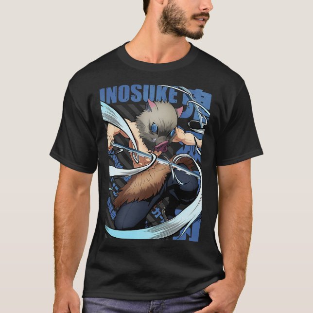 T-shirt Kimetsu no Yaiba - Inosuke Hashibira Essential T-S (Devant)
