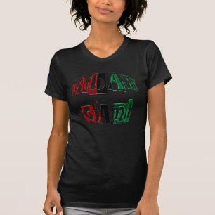 T-shirt Kinara Stried Colors Texte Habari Gani Kwanzaa