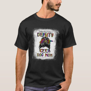 T-shirt Kinda Busy Etre Adjoint Et Un Chien Maman Maman D