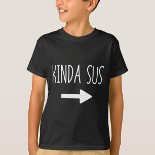 T-shirt Kinda Sus Arrow Jeu Mème Correspondant Halloween C