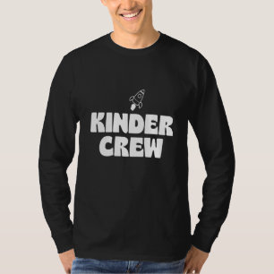 T-shirt Kinder Crew Funny Kindergarten Enseignant 1er Jour