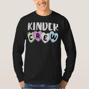 T-shirt Kinder Crew Kindergarten Enseignant 1er Jour De L'