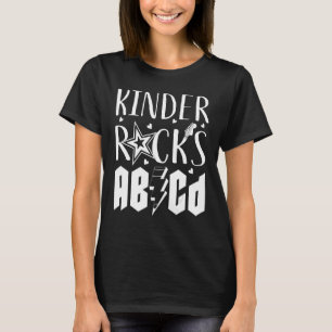 T-shirt Kinder Rocks ABCD Premier Jour De L'École Maternel
