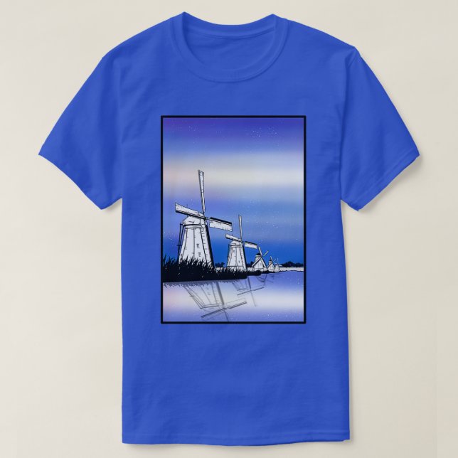 T-shirt Kinderdijk (Design devant)