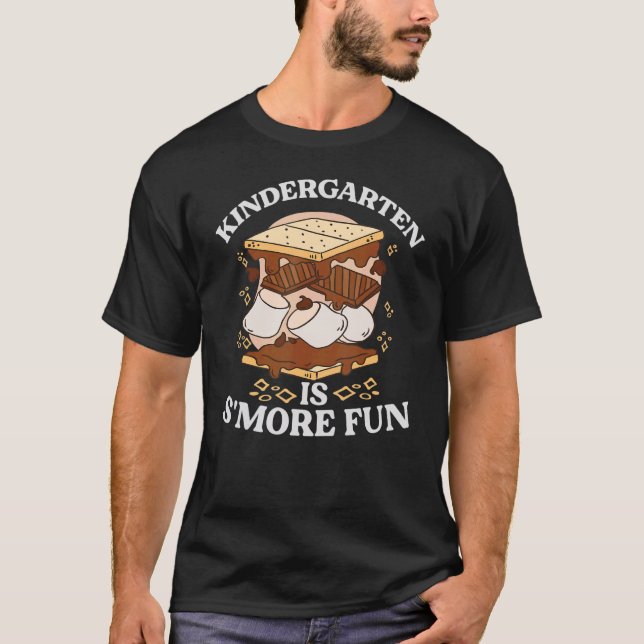 T-shirt Kindergarten Est S'more Amusant Toddler Camping Sm (Devant)