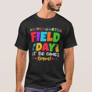 T-shirt Kindergarten Field Day Fun Day School Rainbow Colo