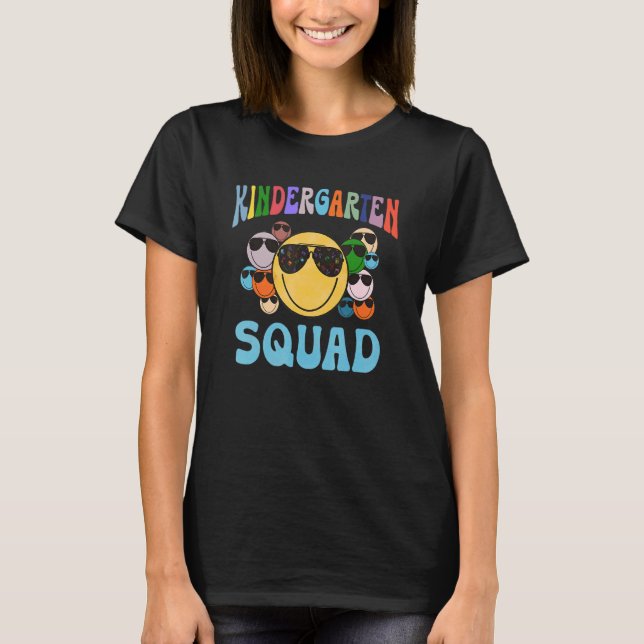 T-shirt Kindergarten Squad Welcome Back to School (Devant)