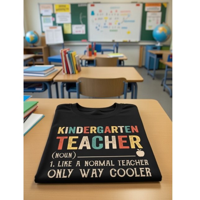 T-shirt Kindergarten Teacher Definition - Funny (Créateur téléchargé)