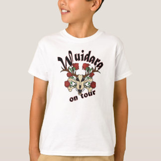 T-shirt Kindershirt motif : Cerf de tête de mort avec des