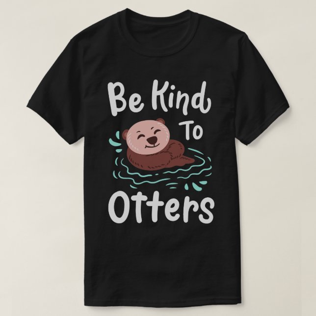 T-shirt Kindness 1 Otters (Design devant)