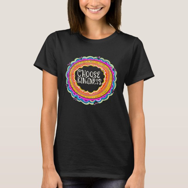 T-shirt Kindness Matters be Kind inspire and motivate wome (Devant)