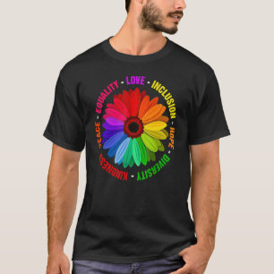 T-shirt Kindness Peace Equality Love Inclusion Hope Divers