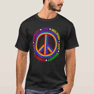 T-shirt Kindness Peace Equality Love Inclusion Hope Divers