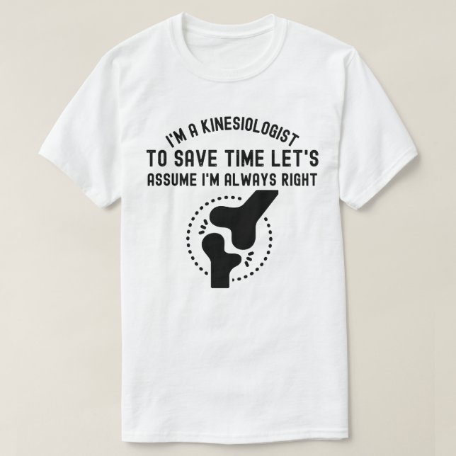 T-shirt Kinesiologiste4, Citations de kinésiologie (Design devant)