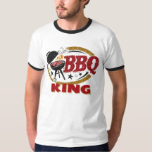 T-shirt KING BBQ pour papa; cadeau Fête des pères
