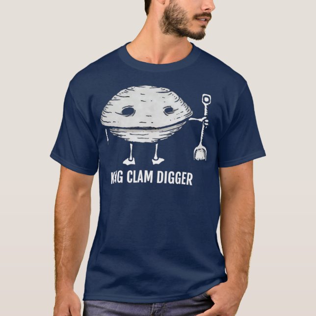 T-shirt King Clam Digger (Devant)
