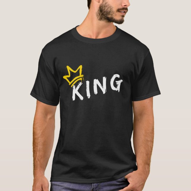 T-shirt King Graphic Design (Devant)