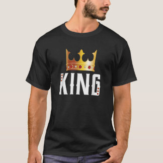 T-shirt King Hommes Garçons Qui Correspondent À Ses Couple