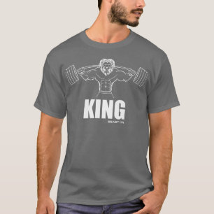 T-shirt King Lion Fitness Beast Sur Gym Motivation Fitness