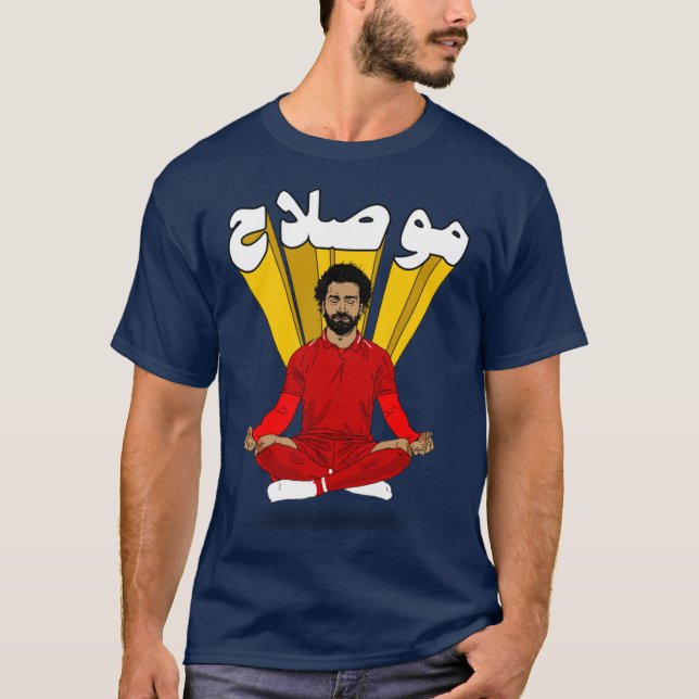 T-shirt King MO Salah retro (Devant)