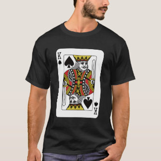 T-shirt King Of The Spades Jouer Poker Carte