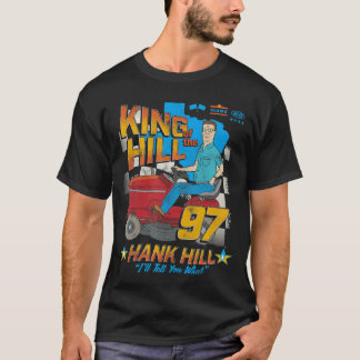 T-shirt King ofhe Hill Hank Hill Mower Racing 97 Cartoon f