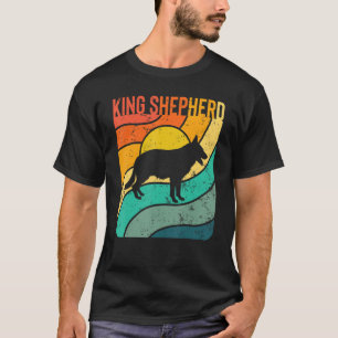 T-shirt King Shepherd Vintage Sunset Maman Papa