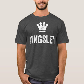 T-shirt Kingsley le Roi Couronne & Nom pour les hommes app