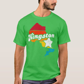 T-shirt Kingston Ontario Canada Souveni Vintage en détress