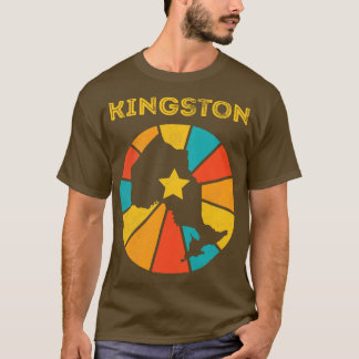T-shirt Kingston Ontario Canada Souveni Vintage en détress