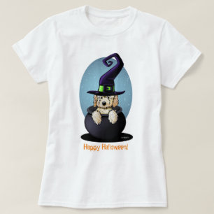 T-shirt KiniArt Goldendoodle Halloween