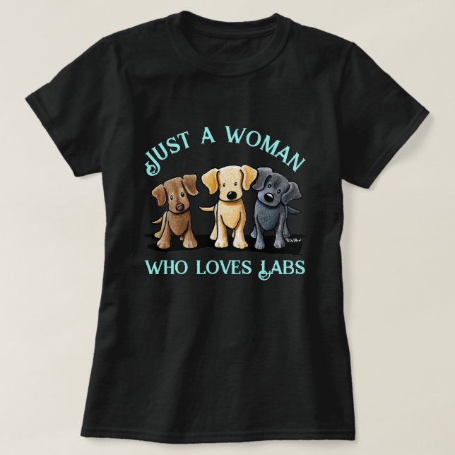 T-shirt KiniArt Labrador Lover (Design devant)