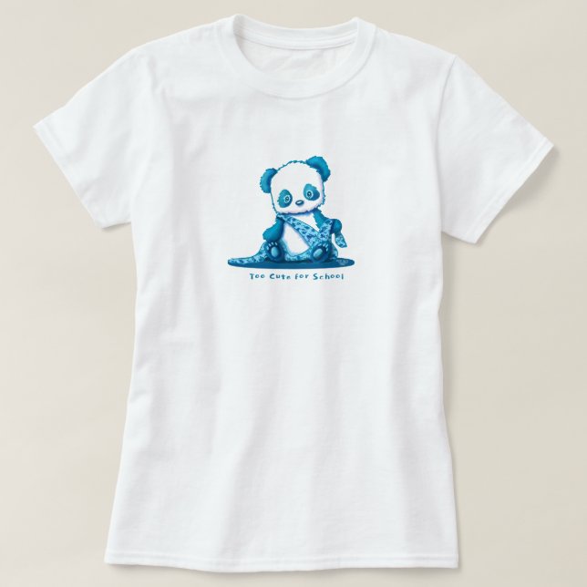 T-shirt KiniArt Panda Cub (Design devant)