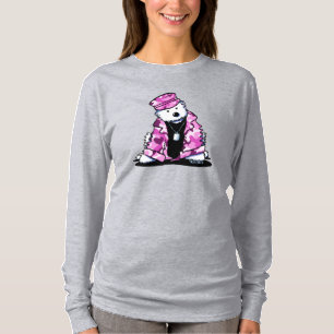 T-shirt KiniArt Pink Camo Westie