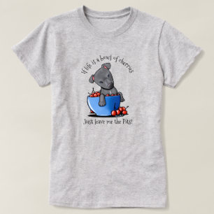 T-shirt KiniArt Pitbull