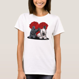 T-shirt KiniArt Skye Terrier Duo