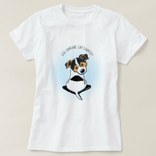 T-shirt KiniArt Tricolor Jack Russell Terrier