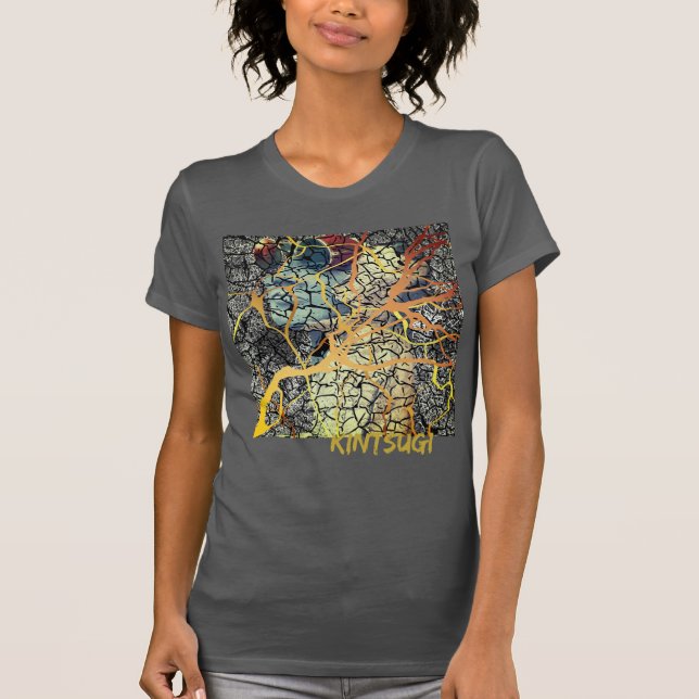 T-shirt Kintsugi - identité corrigée (Devant)