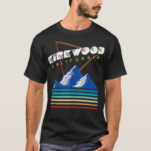 T-shirt Kirkwood California USA Ski Resort 1980 Retro Col