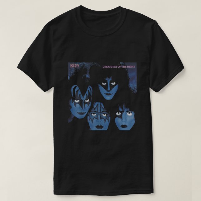 T-shirt KISS 1982 Créatures de la nuit (Design devant)