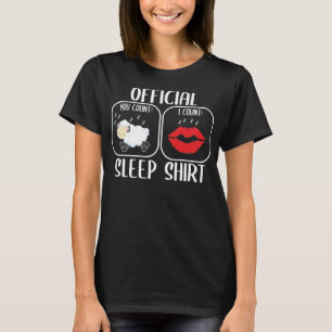 T-shirt Kiss Kiss Sleep Shirt Count Sheep